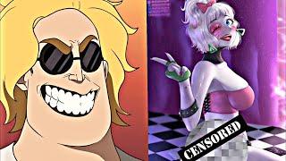 Mr Incredible becoming Canny Roxy and Chica FULL  FNAF Animation