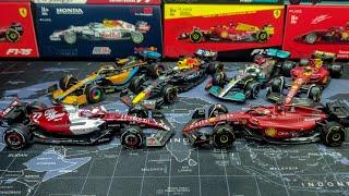 Bburago F1 143 Scale 2022 Diecast Full Collection Ferrari Mercedes REDBULL McLaren Alfa Romeo