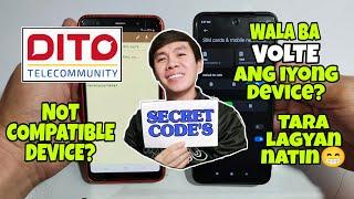 How to activate DITO sim in non VoLTE phone using SECRET CODEs  Dito sim activation
