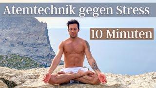 ATEMTECHNIK GEGEN STRESS - geführte Atem-Meditation für deine Yoga Praxis