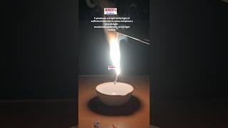 Burning of Magnesium Ribbon #shorts #anjus_science