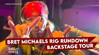 Bret Michaels Rig Rundown and Behind The Scenes Tour in Canada