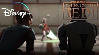 Anakin and Obi Wan Watch Ahsoka Train  Tales Of The Jedi  Episode 5 Disney+