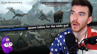 Skyrim Speedrun but Twitch Chat can spawn anything VOD