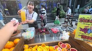 Vlog#2 South Korea  Myeongdong Shopping Street  Skincare  Korean street food  facial.