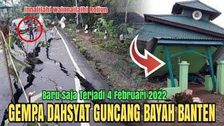 INNALILAHI‼️GEMPA GUNCANG BAYAH BANTEN HARI INI