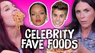 Trying Celebs FAVORITE Foods Cheat Day