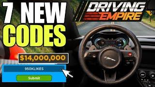 *NEW UPDATE* DRIVING EMPIRE ROBLOX CODES  DRIVING EMPIRE CODES  DRIVING EMPIRE CODE