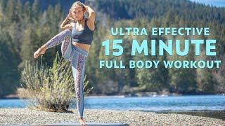 Yoga Workout FULL BODY HIIT Fusion  Low Impact No Equipment & REAL RESULTS