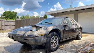 First Wash in Over 30 Years  1984 Pontiac Fiero