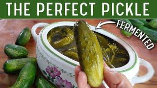 FERMENTED PICKLES - The Best Old Fashioned Dill Pickle Recipe No Rambling