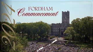 Fordham University Commencement 2024