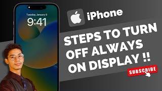 How to Turn Off Always on Display iPhone 14