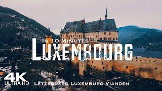 LUXEMBOURG 2024  LUXEMBURG Worlds Richest Country  Drone Aerial 4K  Lëtzebuerg