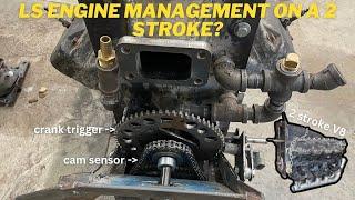 LS crank trigger on a 2 stroke V8?