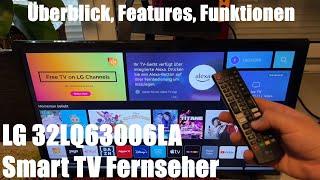 LG 32LQ63006LA Smart TV Fernseher Overview Überblick Features und Funktionen