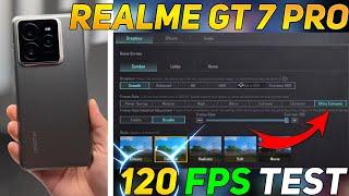 REALME GT 7 PRO PUBG TEST  REALME GT 7 PRO GAMING TEST  SD 8 ELITE PROCESSOR - 120 FPS 