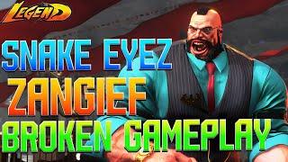 Street Fighter 6  Snake Eyez World No.1 Zangief Broken Gameplay