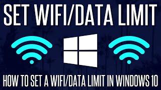 How to Set a DataWiFi Limit on a Windows 10 PC