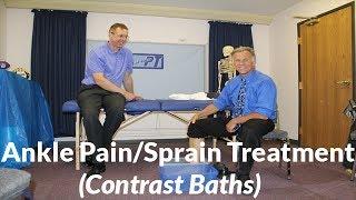 New and Unusual Treatment for Ankle PainSprain Contrast Baths