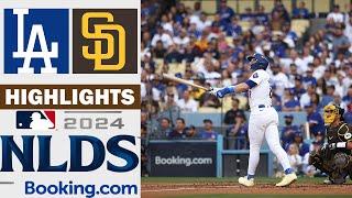 Los Angeles Dodgers vs San Diego Padres Game 5 Highlights  NLDS  10112024