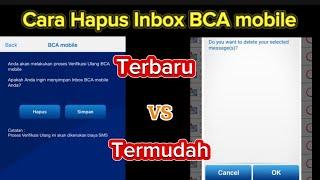 Cara Mudah Hapus Inbox Transaksi BCA mobile - TERBARU