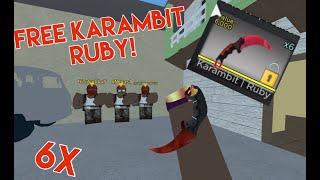 Karambit Ruby GIVEAWAY 6X Counter Blox