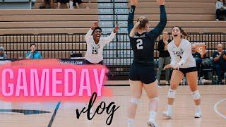GAMEDAY VLOG as a college volleyball player