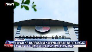 Partai Perindo Laporkan Channel Youtube Agenda Politik ke Bareskrim Terkait Hoaks #iNewsMalam 0803