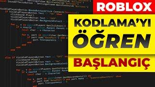 Roblox Kodlama Nasıl Yapılır #1 - Roblox Studio Başlangıç 2024