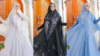 Model Gamis Syari Branded Jilbab Panjang Mewah Terbaru 2023  0813-2626-5177