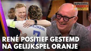 René positief gestemd na gelijkspel Oranje tegen Frankrijk En dan ben je gewoon door