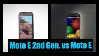 Moto E 2nd Generation vs Moto E Spec Comparison