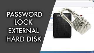 How To Password Protect External Hard Disk  Flash Drive