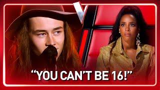 WOW 16-Years-Old skater brings COUNTRY to Madonnas Ray Of Light on The Voice  Journey #310