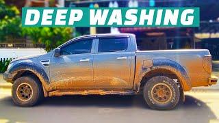 Washing the Most Dirty Car Ford Ranger Ever... MUST WATCH
