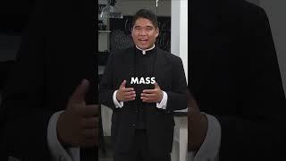 Who are we with during Mass?