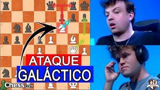 EL ATAQUE GALÁCTICO de Magnus Carlsen que Hans Moke Niemann NO Esperaba