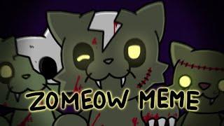 ZOMEOW meme FlipaClip FW Happy Halloween Zombie Cats