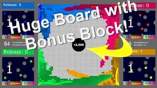 Big Board Bonus Block Battle Episode 14 - Territory War Algodoo Marble Race