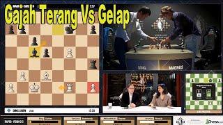 Juara Dunia Vs Pecatur no.1   Ding Liren Vs Magnus  Freestyle Chess GOAT 2024