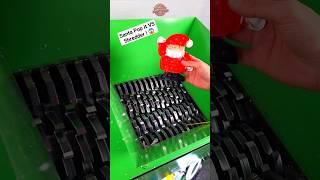 Santa Pop It VS Shredder   #shredder #shredding #satisfying #oddlysatisfying #satisfyingvideo