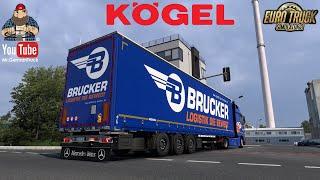 ETS2 v1.50 Kögel Cargo Trailer Pack by Dotec
