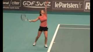 Simona Halep Q Match1_2 Paris Indoors 2009