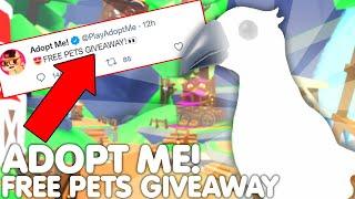 ADOPT ME GIVEAWAY *FREE PETS*  READ DESC