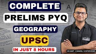 Geography Complete UPSC Previous Year Questions In Just 1 Video  Dr Amit Academy