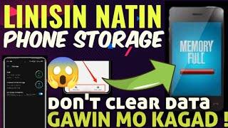 PAANO LINISIN ANG PHONE STORAGE MO   FULL STORAGE PROBLEM SOLVED  100% LEGIT 