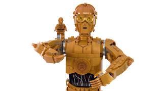 LEGO Star Wars Large C-3PO independent review Great build face less cursed than we thought 75398