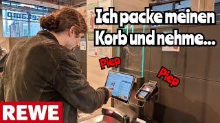 Shopping bei REWE - kommt mit