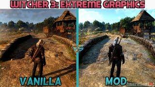 The Witcher 3 Vanilla vs Mods  Extreme graphics overhaul